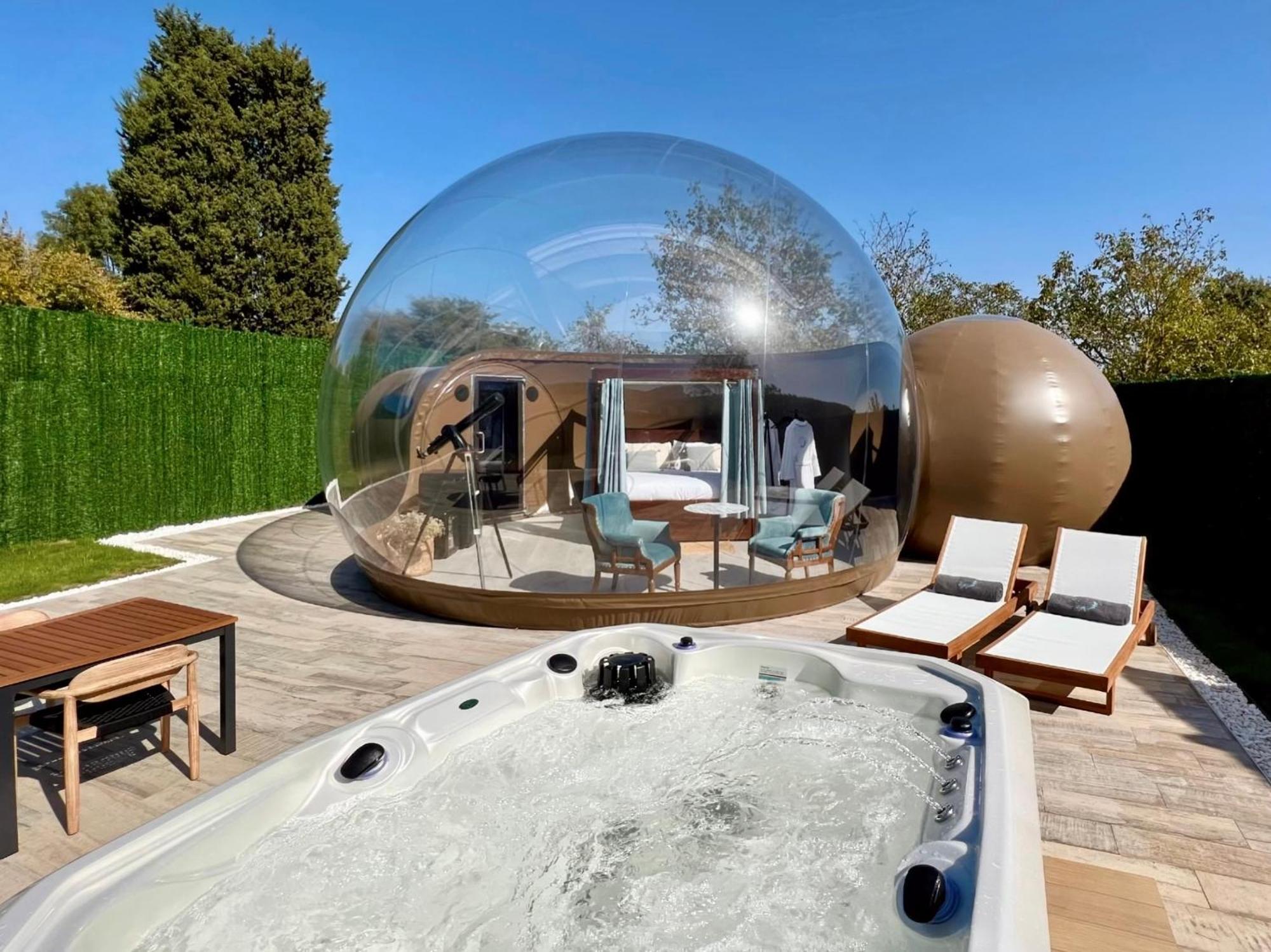 منزل الضيف Salmanton  في Sierra Salvada Bubbles المظهر الخارجي الصورة